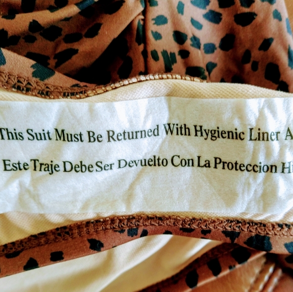 Leopard Print One Piece Swimsuit - Picture 4 of 5